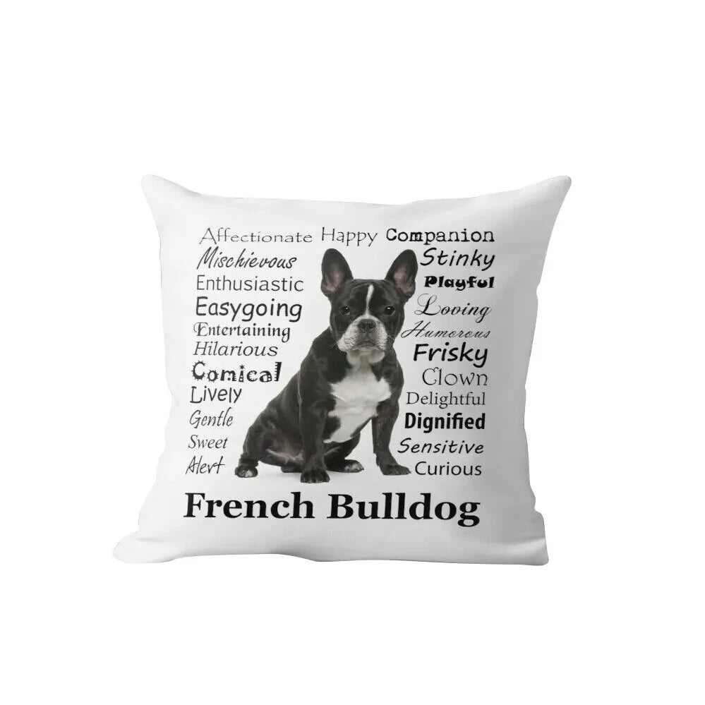 Dog Yorkie Pillow Case Pug Pillows Sofa Car Bed Sofa Pillow Case Cushion Cover