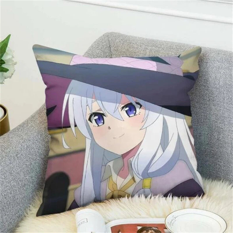 Wandering Witch Pillow Cases Decorative Cushions Cover for Sofa Decor Pillowcase