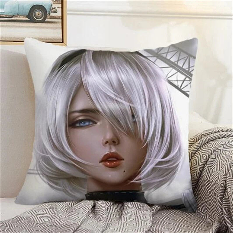 Nier Automata Decorative Sofa Cushion Cover Pillowcases for Cushions Covers