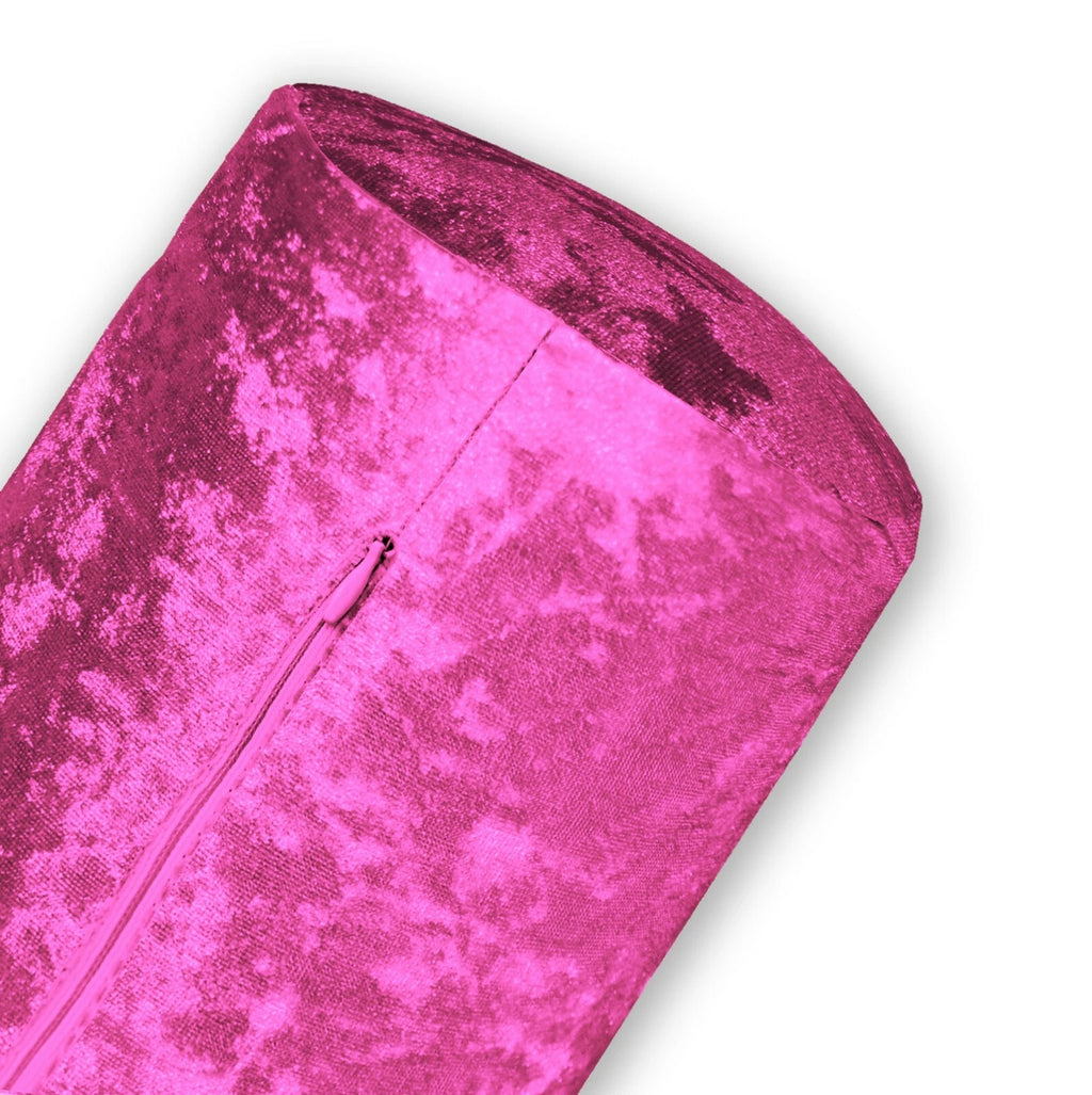Mv99 H-Pink Crush Velvet Sofa Seat Patio Bench Box Cushion Bolster Cover/Runner