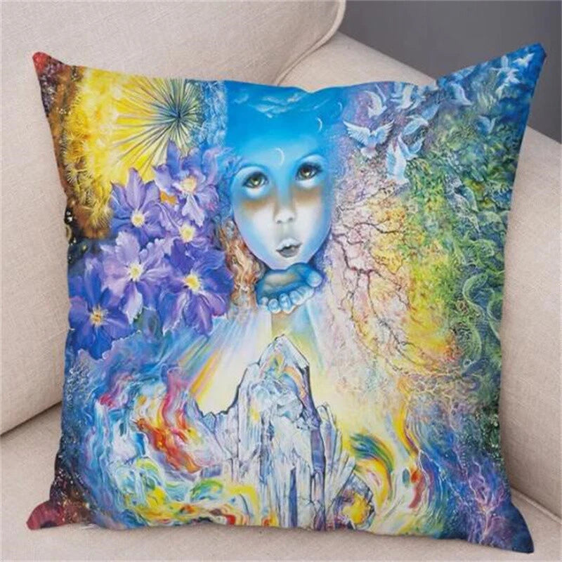 Cartoon Forest Elf Cushion Cover Decor Pillow Case for Sofa Car Room Pillowcase