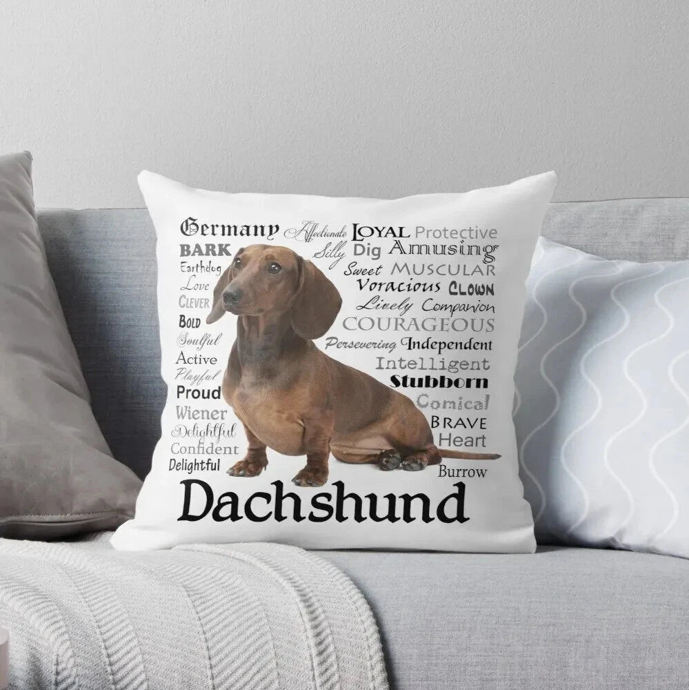 Dog Yorkie Pillow Case Pug Pillows Sofa Car Bed Sofa Pillow Case Cushion Cover