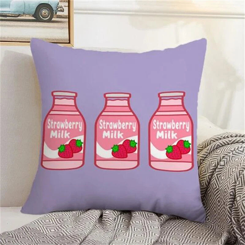 B-Binggrae Pillow Cases Pillows Covers Sofa Cushions Anime Bed Home Decorative