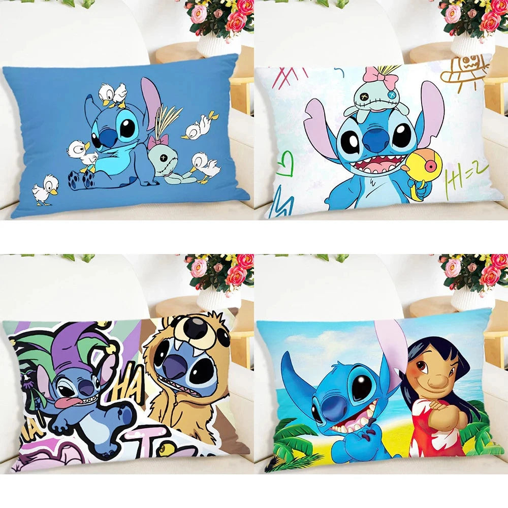Stitch Pillowcase Room Bed Sleeping Pillowcase Living Room Sofa Cushion Cover