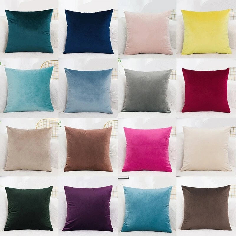 Wholesale Velvet Cushion Cover Pillowcase Pillow Case Sofa Throw Pillows Decor