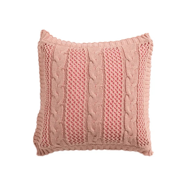 45*45cm Square Knitted Pillowcase Throw Waist Cushion Covers Sofa Bed Home Decor