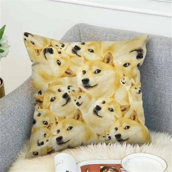 Shiba Inu Pillow Cover Decorative for Bed Pillowcase Fall Decor Car Sofa Cushion