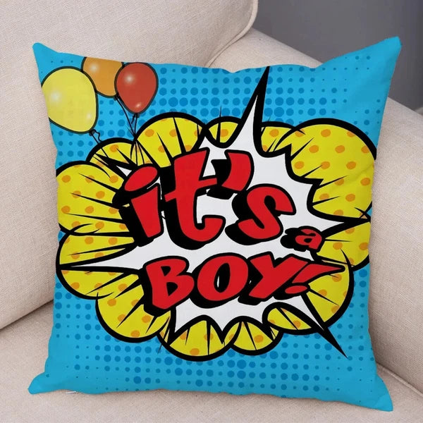 Pop Art Cushion Cover Polyester Cotton Pillowcase Sofa Chair Bed Pillow Cover
