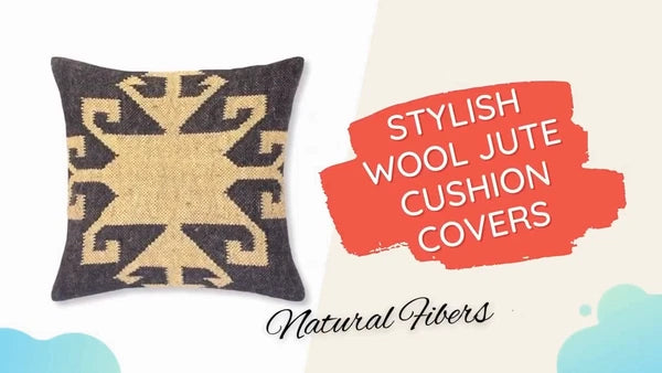 Multi Color Jute Wool Kilim Cushion Cover 3 Pcs Lot Sofa Pillow Cover 45 Cm