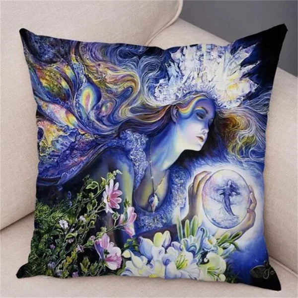 Cartoon Forest Elf Cushion Cover Decor Pillow Case for Sofa Car Room Pillowcase