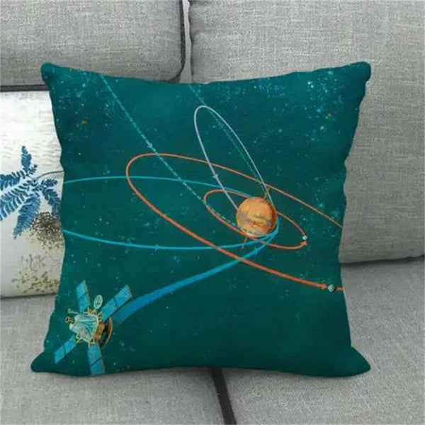 Planet Space Galaxy Planet Pillow Case Home Decorative Cushions for Sofa Room