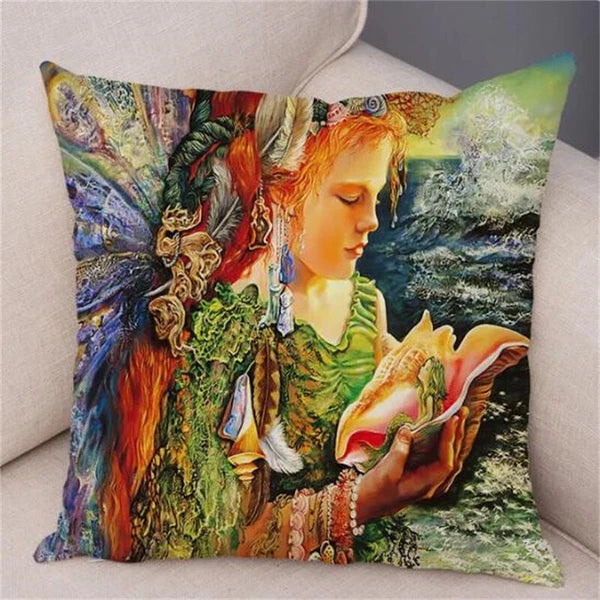 Cartoon Forest Elf Cushion Cover Decor Pillow Case for Sofa Car Room Pillowcase