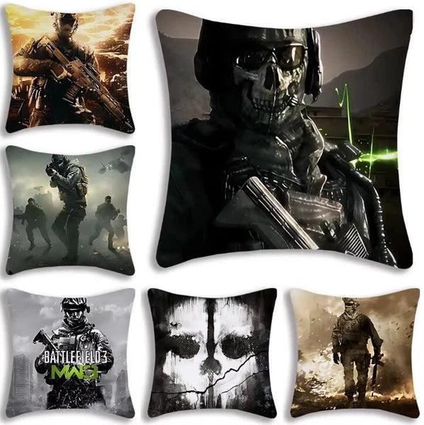 Dutys Pillow Covers Cartoon Sofa Decorative Home Printing Cute Cushion Cover