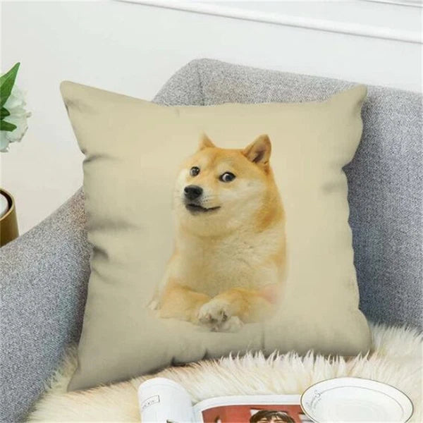 Shiba Inu Pillow Cover Decorative for Bed Pillowcase Fall Decor Car Sofa Cushion