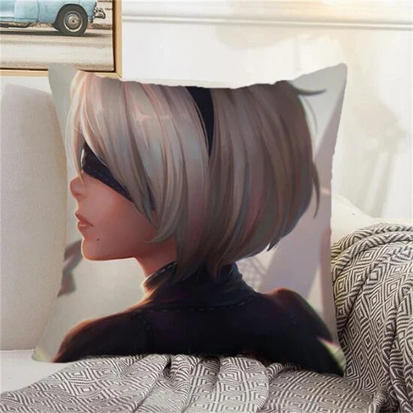 Nier Automata Decorative for Sofa Cushion Cover Home Pillows Covers Pillowcases