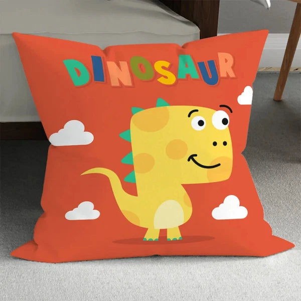 Home Room Gift Sofa Bed Chair Pillowcase Cartoon Dinosaur Pillowcase Cute