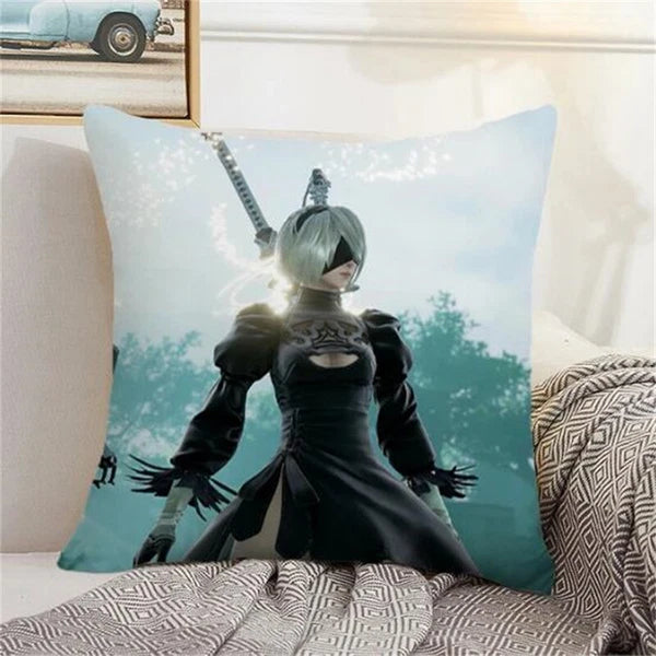 Nier Automata Decorative for Sofa Cushion Cover Home Pillows Covers Pillowcases