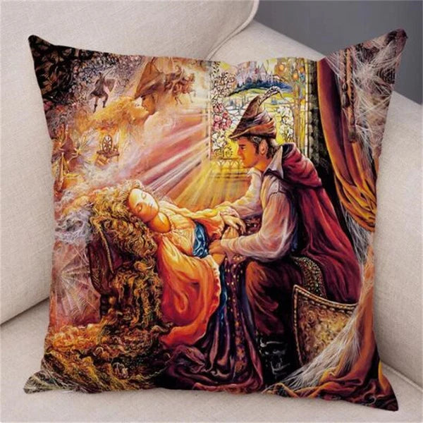 Cartoon Forest Elf Cushion Cover Decor Pillow Case for Sofa Car Room Pillowcase