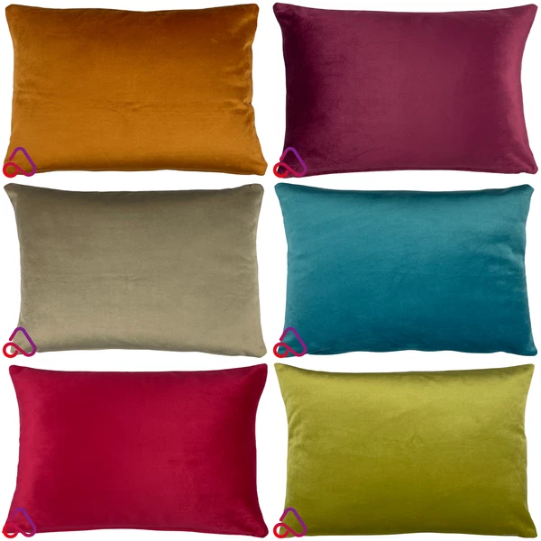 Rectangle Plush Velvet Cushion Cover Soft Feel Pillow Case Home Decor Sofa Bed