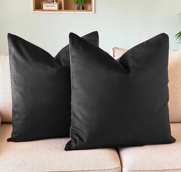 New Velvet Cushion Cover – Decorative Pillowcase for Home or Hotel Pack of 2.