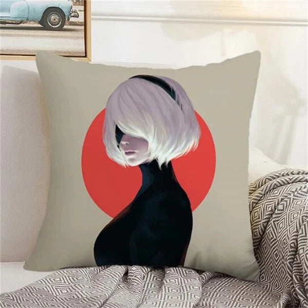 Nier Automata illow Cover Pilow Cases for Cushions Covers Home Sofa Decorative
