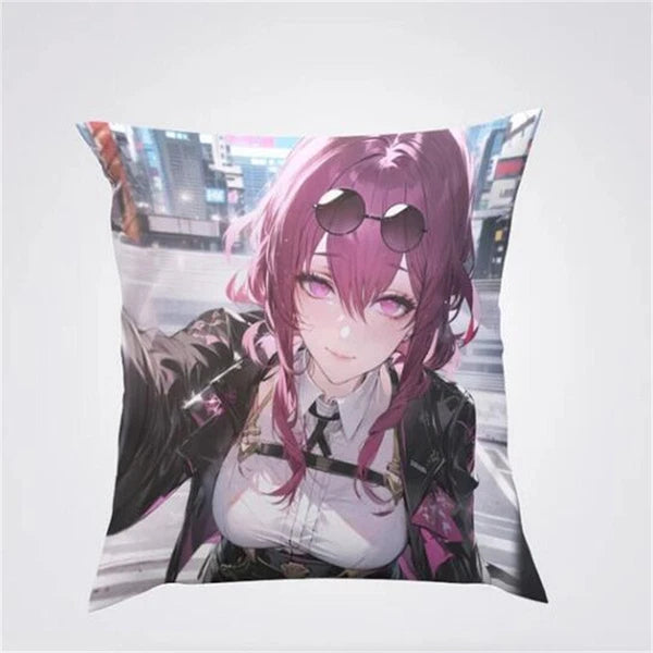 Anime Cartoon Honkai Star Rail Print Cushion Cover Sofa Home Decor Pillowcase