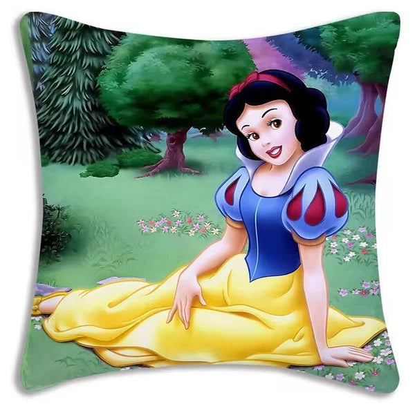 Anime princess Pillow Cover Sofa Decor Home Print Short Plush Cute Cushion Cover