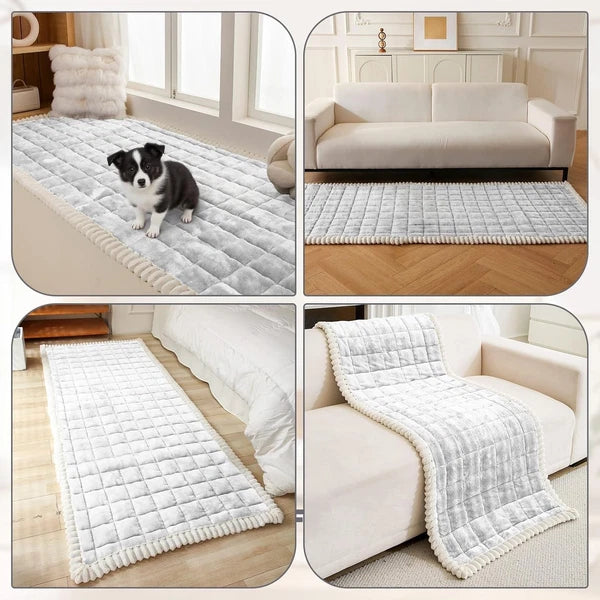 Velvet Couch Covers Sofa Cushion Protector Pets Non Slip Dog Bed Cover Pet Mat