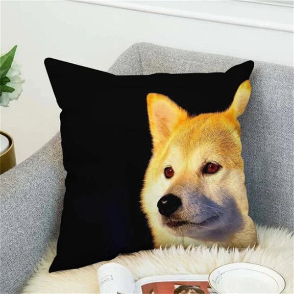 Shiba Inu Pillow Cover Decorative for Bed Pillowcase Fall Decor Car Sofa Cushion