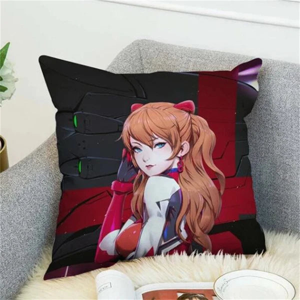 Decorative E-Evangelion Pillow Cover Sofa Cushions Pilow Cases Cushion Covers