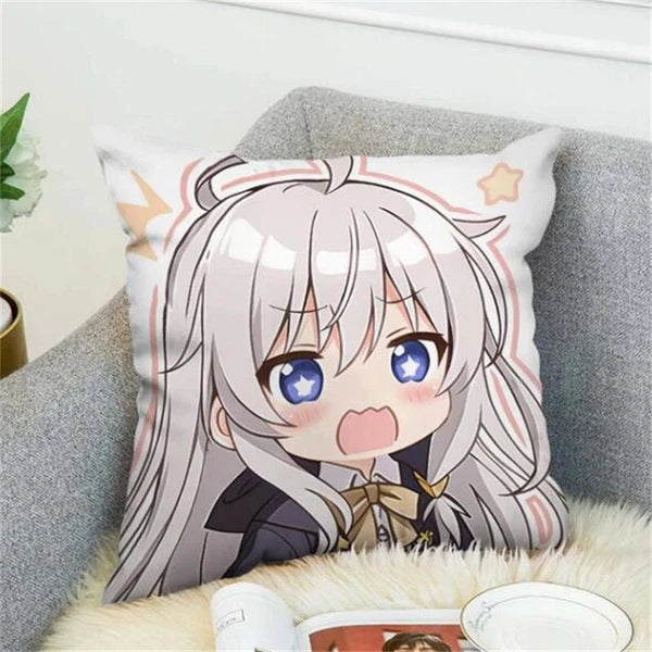 Wandering Witch Pillow Cases Decorative Cushions Cover for Sofa Decor Pillowcase