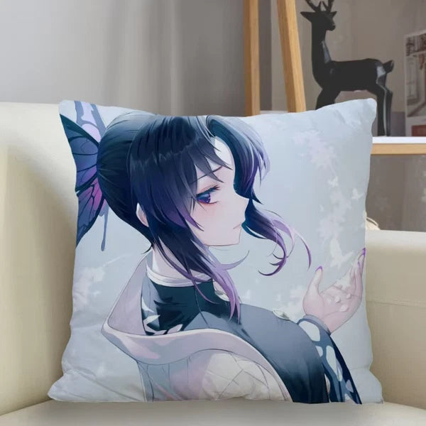 45X45Cm Polyester Demon Slayer Pillowcase Sofa Decoration Cushion Cover Home Dec