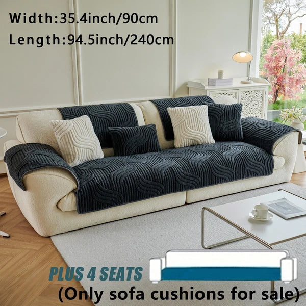 Washable sofa cover, pillowcase, anti-slip decoration for sofa seat cushion