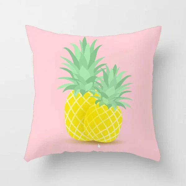 Cactus Succulent Plants Pillowcase Decor Sofa Cushion Case Bed Pillow Cover