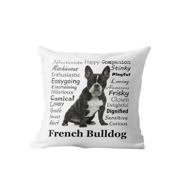 Dog Yorkie Pillow Case Pug Pillows Sofa Car Bed Sofa Pillow Case Cushion Cover