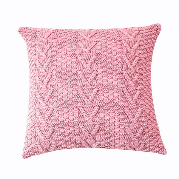 Knitted Pillowcase Sofa Bed Throw Waist Car Cushion Cover Pillow Case Home Decor