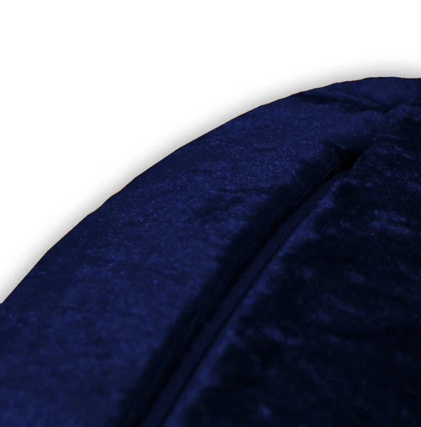 Mv35 R-Blue Crush Velvet Sofa Seat Patio Bench Box Cushion Bolster Cover/Runner