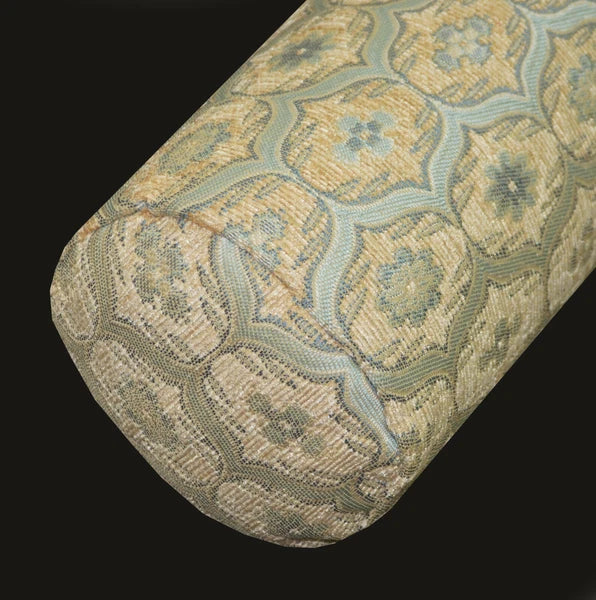 We64 -Light Blue Eye Flora Damask Bolster Case/Pillow/Sofa Seat Cushion Cover