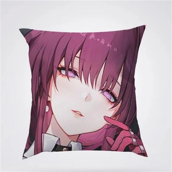 Anime Cartoon Honkai Star Rail Print Cushion Cover Sofa Home Decor Pillowcase
