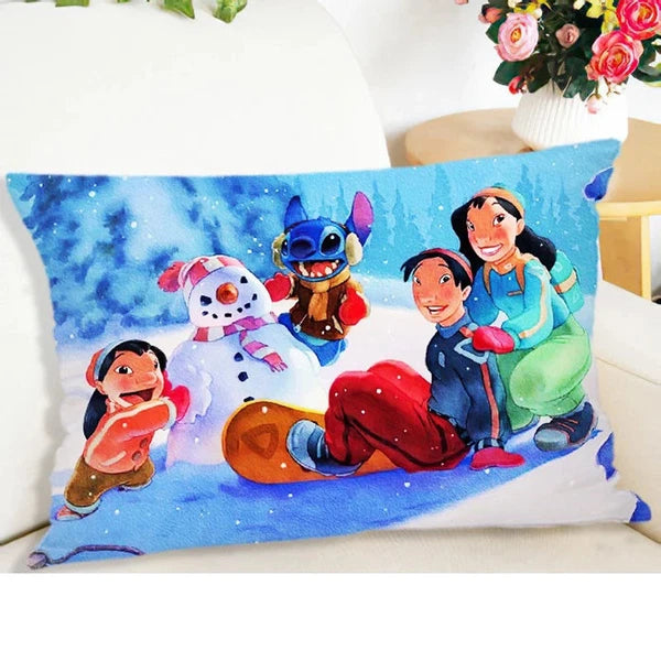 Stitch Pillowcase Room Bed Sleeping Pillowcase Living Room Sofa Cushion Cover