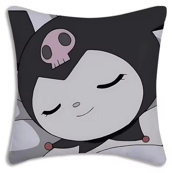 Kuromi Cartoon Pillow Covers Cartoon Sofa Decor Home Print Cute Cushion Cover