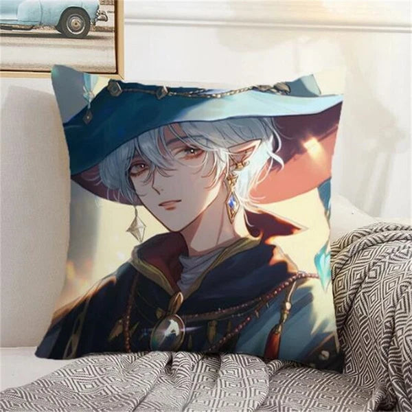 Pillowcase Children of Light Cushion Anime Cover Decorative for Short Plush Sofa