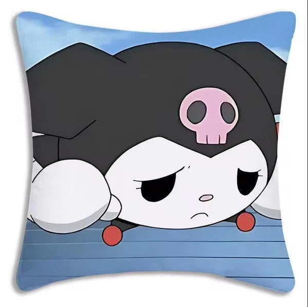 Kuromi Cartoon Pillow Covers Cartoon Sofa Decor Home Print Cute Cushion Cover