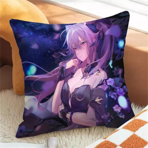 Genshin Impact Decor Cushion Cover Pilow Cases Cushion Home Decor Car Sofa