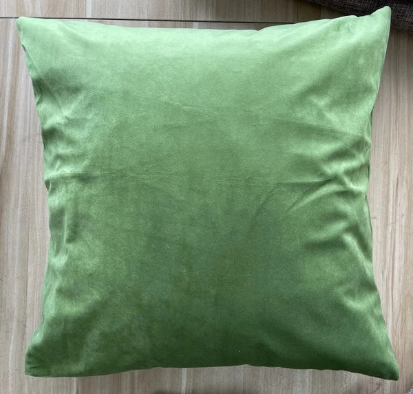 UK 16" 18" 20" 22" 24" Velvet Cushion Cover Pillow Case Home Sofa Bed Decor