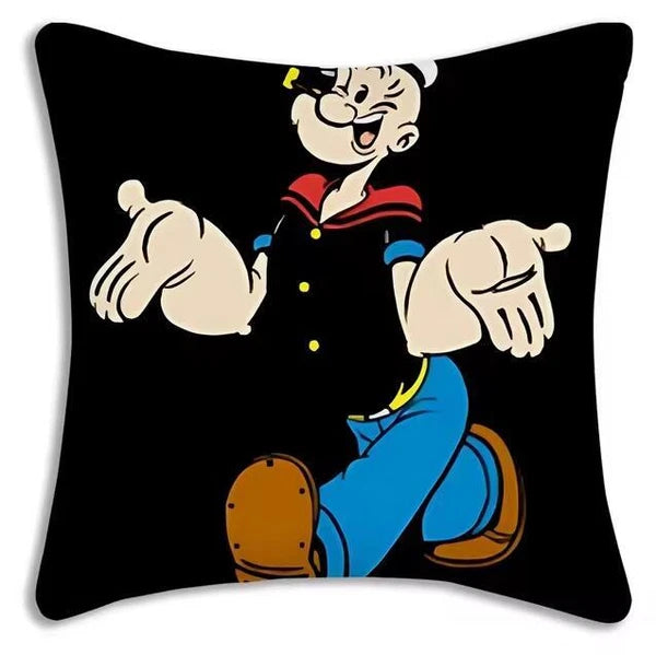 Funny Popeye Show Love Pillow Covers Sofa Home Printing Cute Cushion Cover