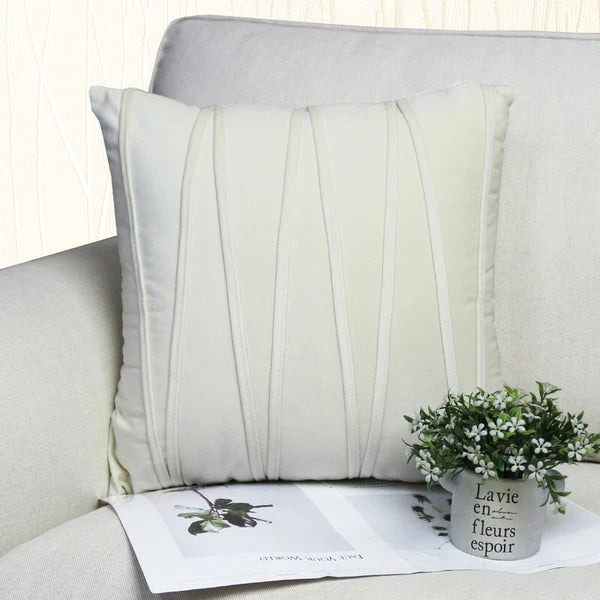 Soft Velvet Striped Decorative Pillows Throw Pillow Cover Cases Home Sofa Seat