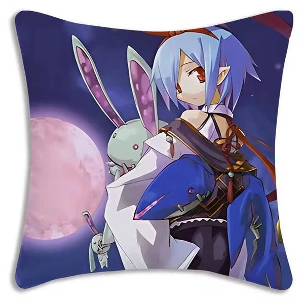 Black Eevee Throw Pillow Covers Cartoon Sofa Decor Home Printing Cushion Cover