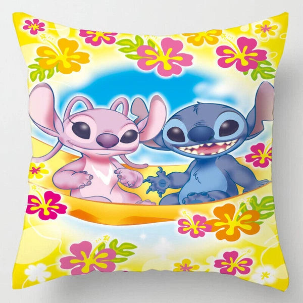 Lilo Stitch 3D Cushion Cover Throw Pillow Case Home Sofa Bed Decor Gift 45*45CM