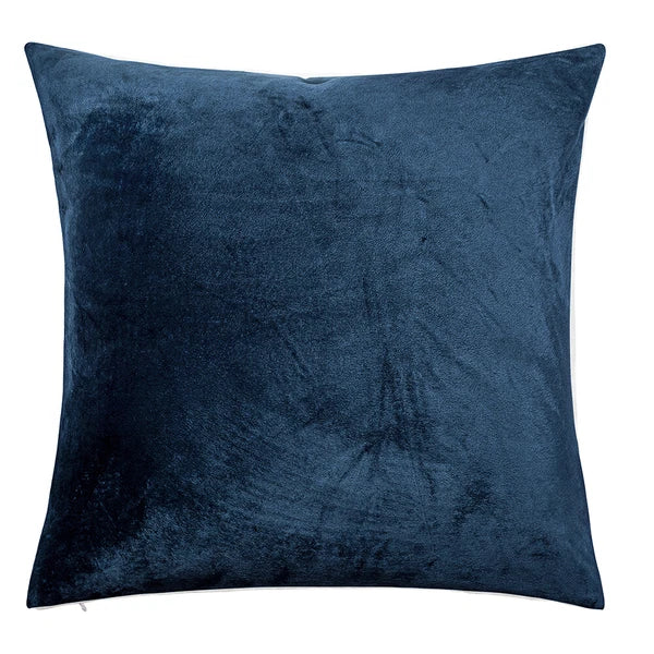 Velvet Euro Pillow Cover Sofa Couch Bed Square Cushione Cover Nice Rich Colors